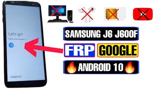 Samsung J6 FRP Bypass Android 10 Without PC  Samsung J6 J600F Google Account Bypass 2023 [upl. by Dryfoos]