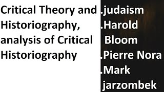 critical theory and historiographyanalysis of critical historiography in urduhindi [upl. by Ahseya]