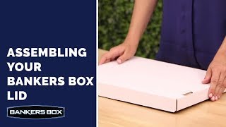 Bankers Box Lid Assembly White Box [upl. by Azeel]