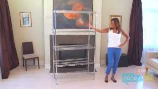 HoneyCanDo Shelving Unit Instruction Video [upl. by Nadaha]