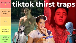 ranking tiktok thirst traps cause i got no man [upl. by Olracnaig]