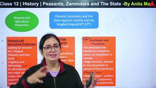 PeasantZamindarsandTheState ch 8Class12QuickRevisionMindMapClass12History [upl. by Yert]