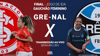 AO VIVO GAUCHÃO DE FUTEBOL FEMININO 2023  GreNal  jogo de ida da final [upl. by Adnicul]