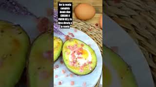 AGUACATE RELLENO aguacate aguacatelover aguacates recetasaludable keto dietaketo ketorecipes [upl. by Laddie339]