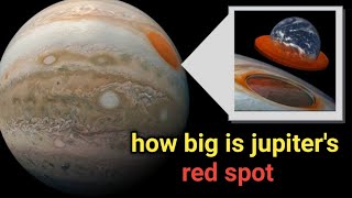 how big is jupiters red spot [upl. by Scrogan]