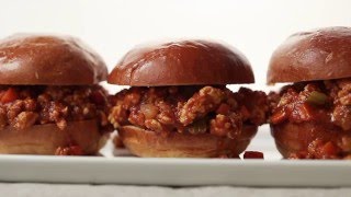 Chicken Sloppy Joe Slider Recipe [upl. by Airec]