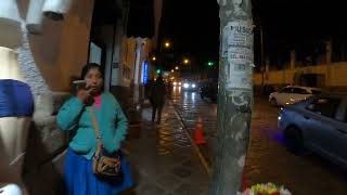 Cusco de noche subiendo Ccasacaparo hacia el mercado central 2024 [upl. by Kuo]