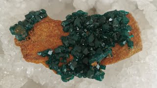 Dioptase Crystal  How Can You Not Fall In Love With It [upl. by Ahsatel]