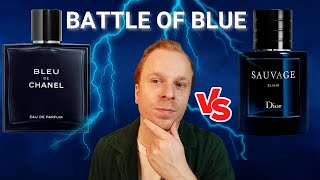 DIOR SAUVAGE ELIXIR VS BLEU DE CHANEL EDP  PARFUM BATTLE [upl. by Notyap]