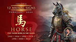 2024 Animal Signs Forecast Horse Joey Yap [upl. by Atiken]