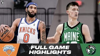 Westchester Knicks vs Maine Celtics  Game Highlights [upl. by Sidnarb]