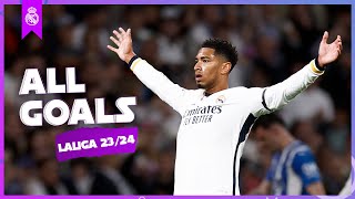 ALL LaLiga 202324 goals  Real Madrid [upl. by Nomsed]