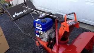 Ariens Snowblower with a Harbor Freight 65hp Motor [upl. by Esylla]