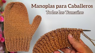 Manoplas a Dos Agujas para Hombre en Todos los Tamaños – Tejidos Fáciles de Tejer para el Invierno [upl. by Eltsryk883]