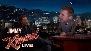 Fan Asks Matthew McConaughey a Question [upl. by Releehw797]