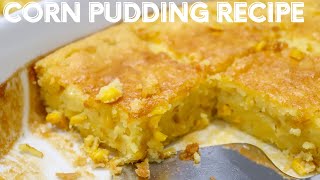 How to make corn pudding  Easy corn pudding recipe  Anitas Delights [upl. by Yrffej2]