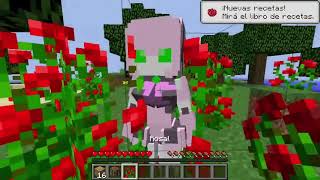 JUGANDO HARDCORE CON MI NOVIA  SERIE XD DE MINECRAFT EP 3 [upl. by Drews]