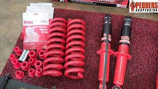 Isuzu DMax upgrade PEDDERS Full Set Suspension amp 4x4 accessories [upl. by Marisa495]