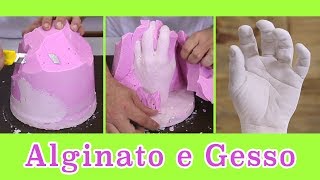 🤚 Mão de Gesso Utilizando Alginato ✅ DIY [upl. by Nazario]