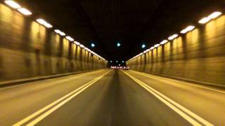 Louis Hippolyte Lafontaine BridgeTunnel southbound Night [upl. by Annonyw168]