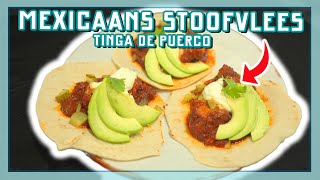 Stoofvlees uit Mexico TINGA DE PUERCO  EtenmetNick  How to [upl. by Nwahsel]