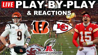 Cincinnati Bengals vs Kansas City Chiefs  Live PlayByPlay amp Reactions [upl. by Bernardine340]