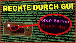 RECHTE DURCH EIN ADMIN GUI PLUGIN BEKOMMEN  MINECRAFT HACKED CLIENT 18  BYPASS [upl. by Ameluz]