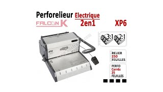 Comment utiliser le Perforelieur Electrique XP6 [upl. by Airlie981]