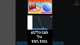 Auto CAD to KML KMZ Convert By IRT LISP trending shorts autocad [upl. by Adnor491]