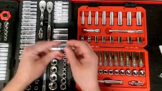 Tekton vs Gearwrench Socket Set Comparison [upl. by Hertha]