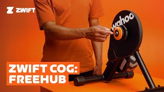 Zwift Cog With MultiTrainer Freehub Set Up [upl. by Keefer]