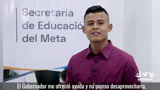 Luis Ángel estudiante del puntaje perfecto Icfes en el Meta [upl. by Atilol]