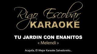 MELENDI  TU JARDIN CON ENANITOS KARAOKE [upl. by Bala]