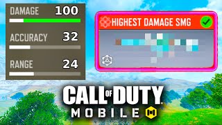 I USED the HIGHEST DAMAGE SMG in COD MOBILE 🤯 [upl. by Artina]