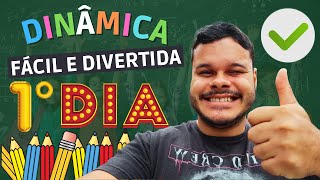 ✅ PASSO A PASSO Dinâmica Simples e Fácil para o Primeiro Dia de Aula Presencial [upl. by Yracaz175]