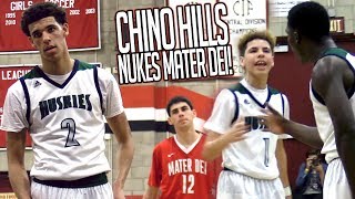 PRIME CHINO HILLS DESTROYS MATER DEI Lonzo Ball QUADRUPLE DOUBLE Worst MD Loss OF ALL TIME [upl. by Nylrehs]