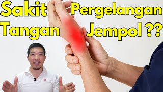 Sakit pergelangan tangan  jempol Sembuhin sendiri yuk [upl. by Lorrin]