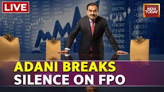 Gautam Adani LIVE Adani Breaks Silence Over FPO Call Off  Adani Group News Updates  LIVE News [upl. by Houston]