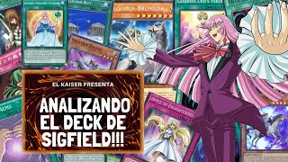 ANALIZANDO EL DECK DE SIGFIIELD REFERENCIAS CURIOSIDADES MITOLOGIA Y OPINIONES YuGiOh DM [upl. by Ardene891]