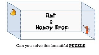 Ant amp Honey Puzzle  A Challenge for your Genius Mind [upl. by Sylvester595]