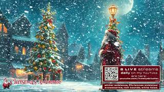 Relaxing Christmas Ambience Holiday Vibes Snowstorm Sounds 1 [upl. by Natsyrk855]