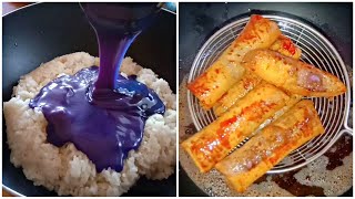 UBE CHEESE TURON MALAGKIT Pang Negosyo Ideas Recipe❗ GoYummy [upl. by Edison]