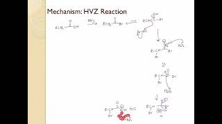 Reactions at alpha carbon Part 4  Hell Volhard Zelinsky Reaction [upl. by Ecinwahs]