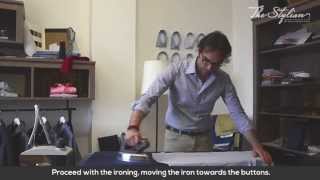 How to iron and fold a shirt  The Stylian [upl. by Asimaj]