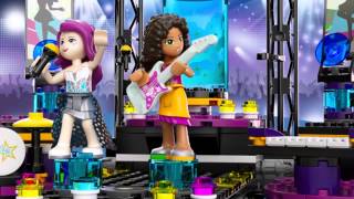 Pop Star Show Stage  LEGO Friends  41105  Product Animation [upl. by Goodyear865]