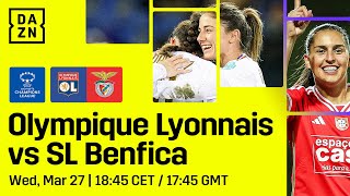 Lyon vs Benfica  Quarts De Finale Retour De LUEFA Womens Champions League 202324 En Intégralité [upl. by Orel]