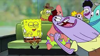 SpongeBob’s Big Birthday Blowout  SpongeBob runs into Patchy the Pirate [upl. by Beeson527]