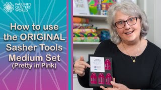 How To Use The Pink Medium Sasher Collection Set [upl. by Attenrad]