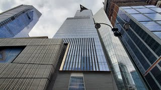 The Edge in NYC 30 Hudson yards 1131 feet high over hanging this beautiful building 11152020 [upl. by Vijar]