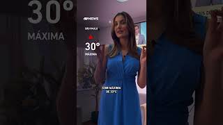 Nova onda de calor atinge boa parte do Brasil veja na previsão do tempo shorts [upl. by Aerda]